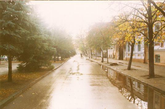 On this street i love to go in the evening.